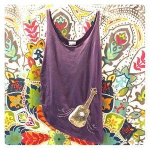 Synergy guitar purple tank medium